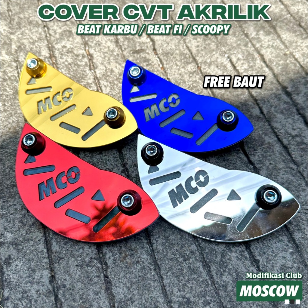 COVER CVT BEAT KARBU 2008 - 2012 SCOOPY KARBU 2010 - 2013 BEAT CBS CW SW KARBURATOR SCOOPY FACELIFT 