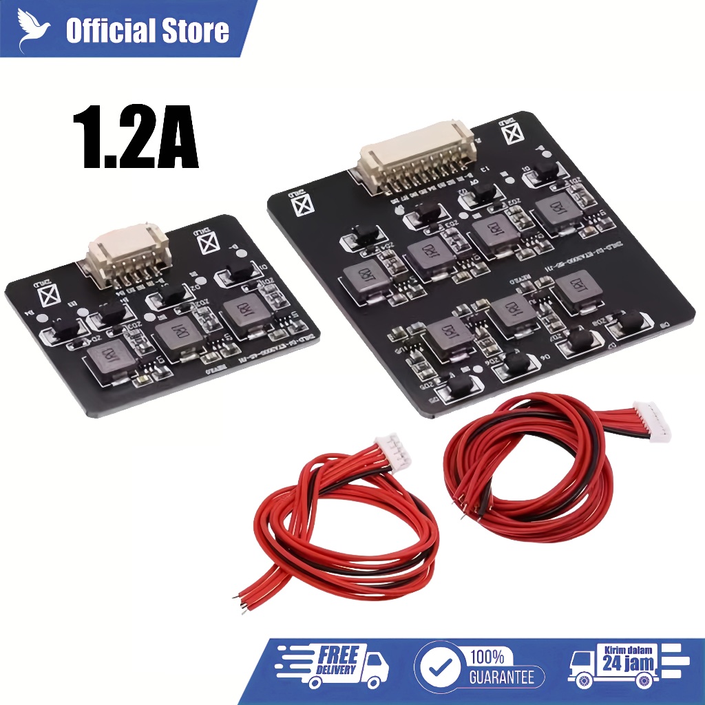 Penyeimbang Aktif Baterai Lithium Lifepo4 – Active Balancer 4S/8S 1.2A