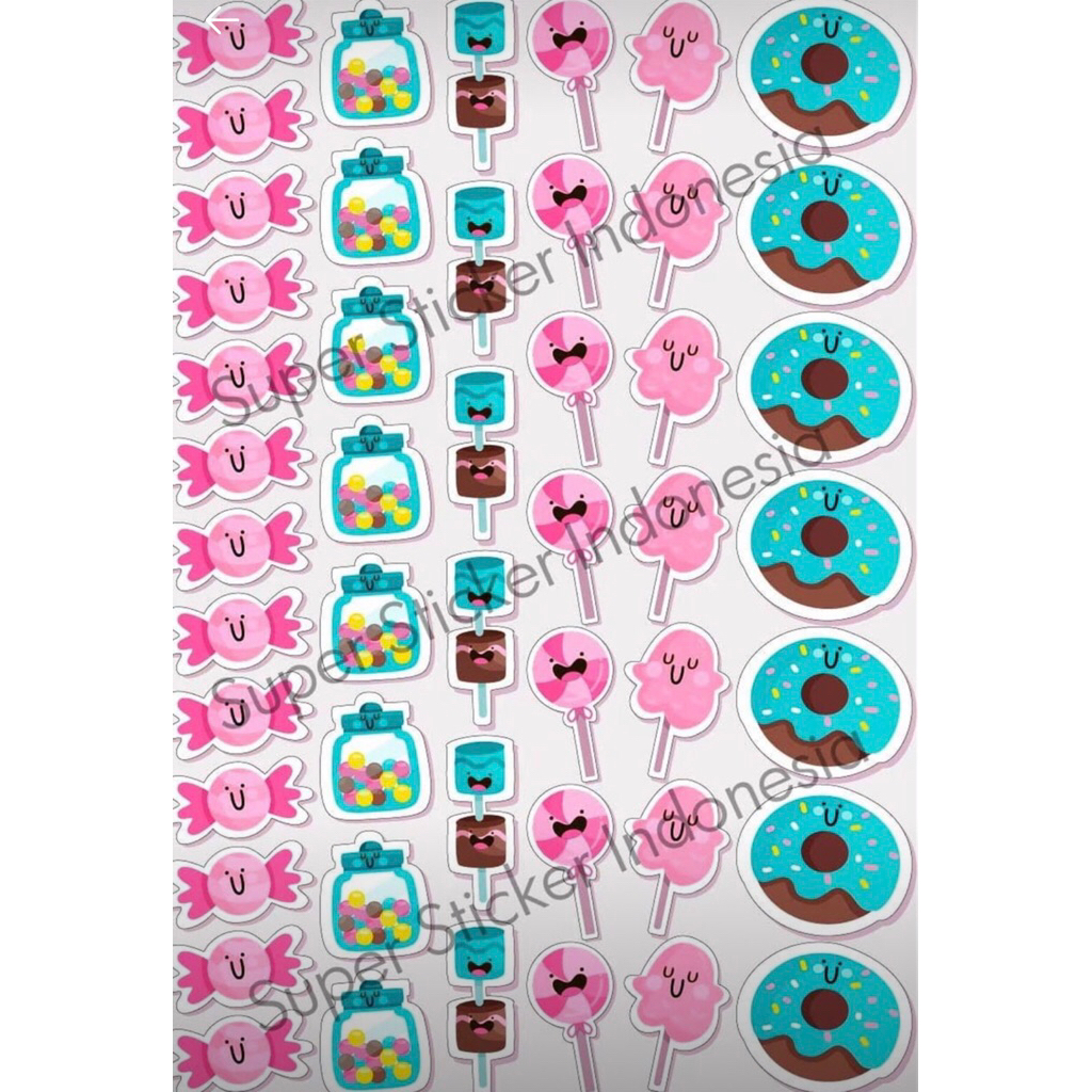 

Sticker A3 bahan vinyl glossy