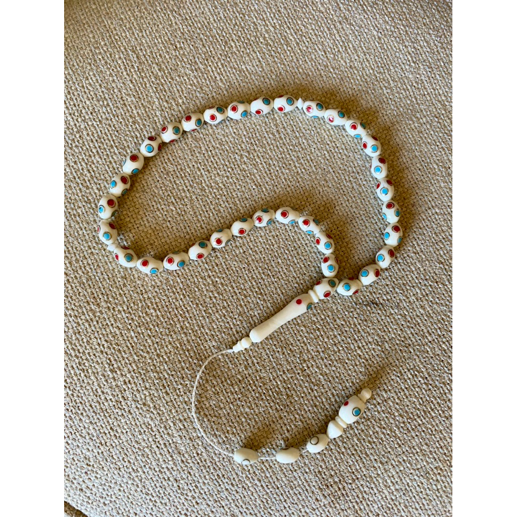 Tasbih gading Gajah Asli – 33 Butir | Desain Etnik Eksklusif dari Turki
