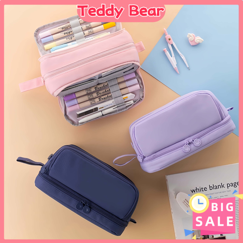 

READY Tas alat tulis berkapasitas besar tahan lama anti kotor dan anti air untuk perlengkapan alat tulis pelajar dan sekolah