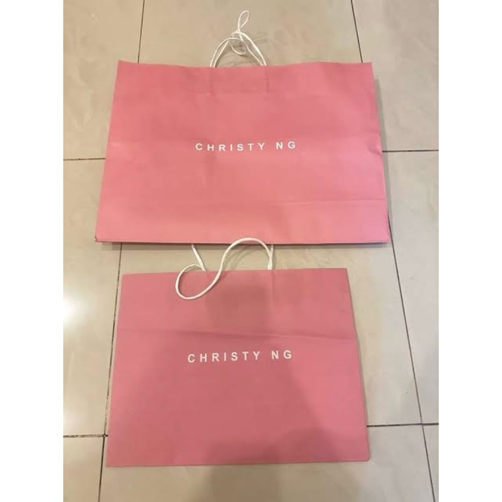 

PAPERBAG & BOX CHRISTY NG ORIGINAL 100%