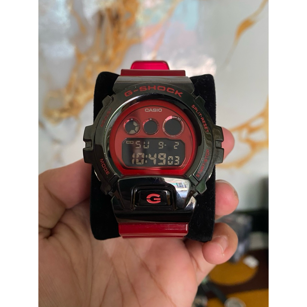 Jam Tangan Pria Casio G-Shock GM-6900B-4 25th Anniversary Original Second