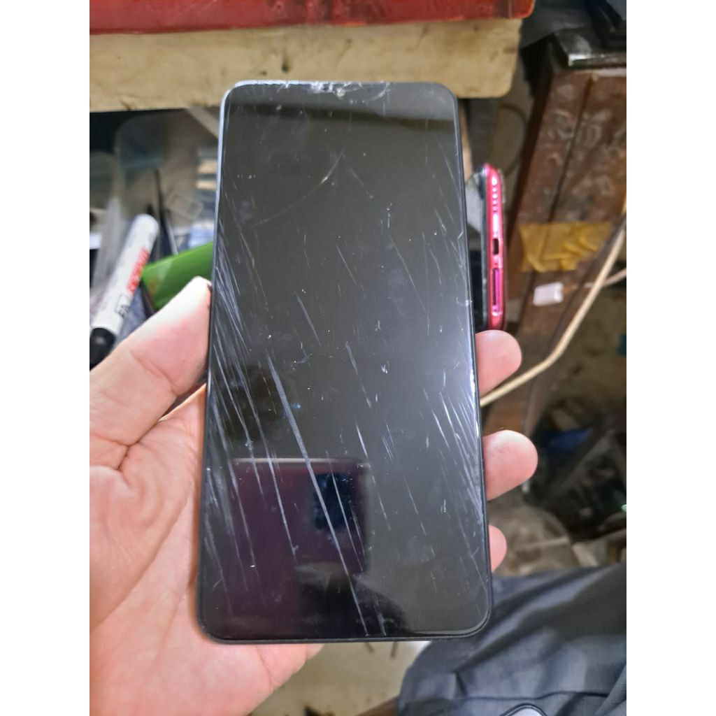 LCD SAMSUNG A04 ORI COPOTAN minus retak glas