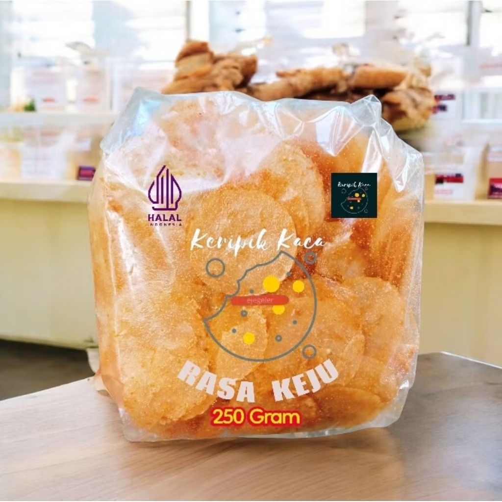

keripik kaca rasa keju