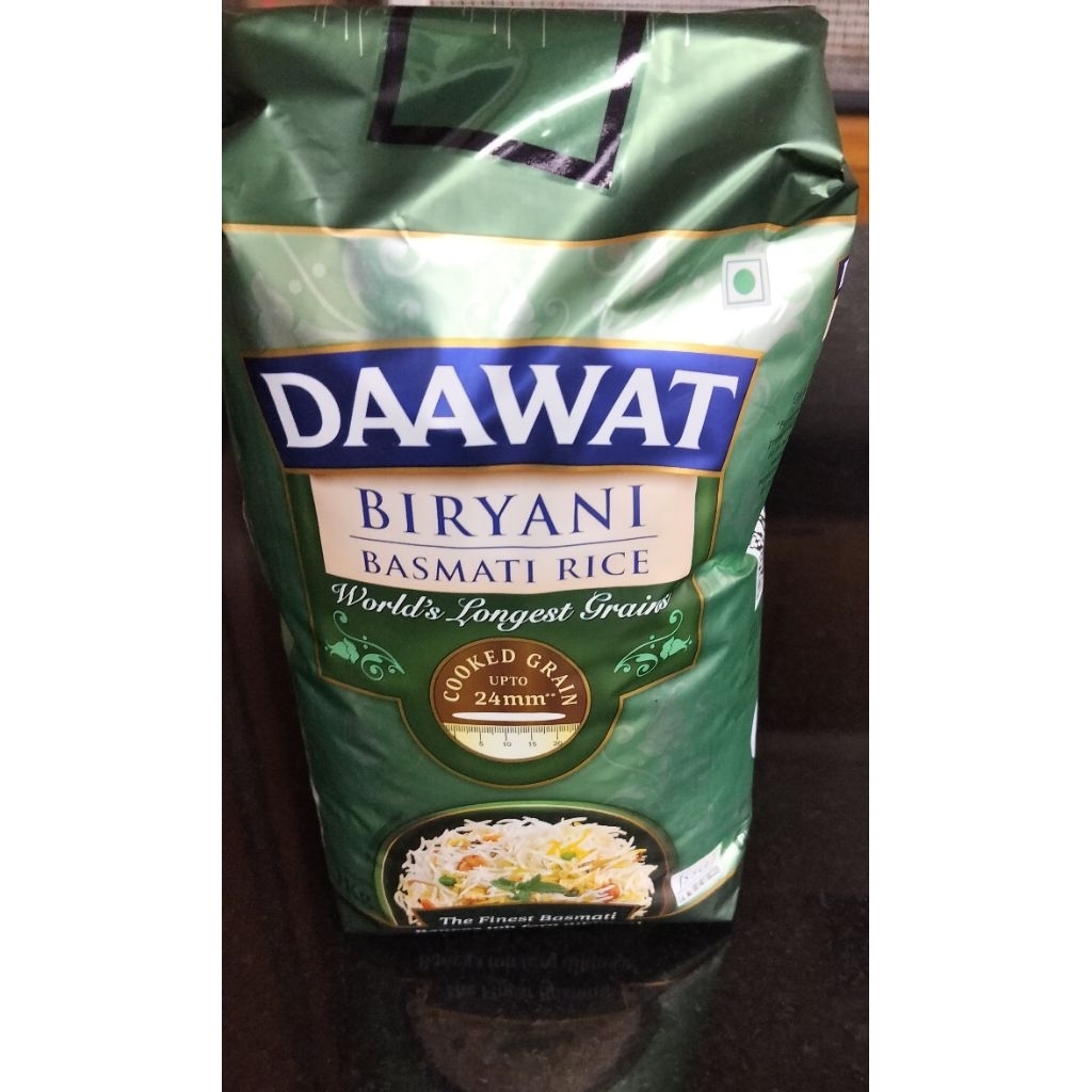

Daawat basmati rice biryani 1kg