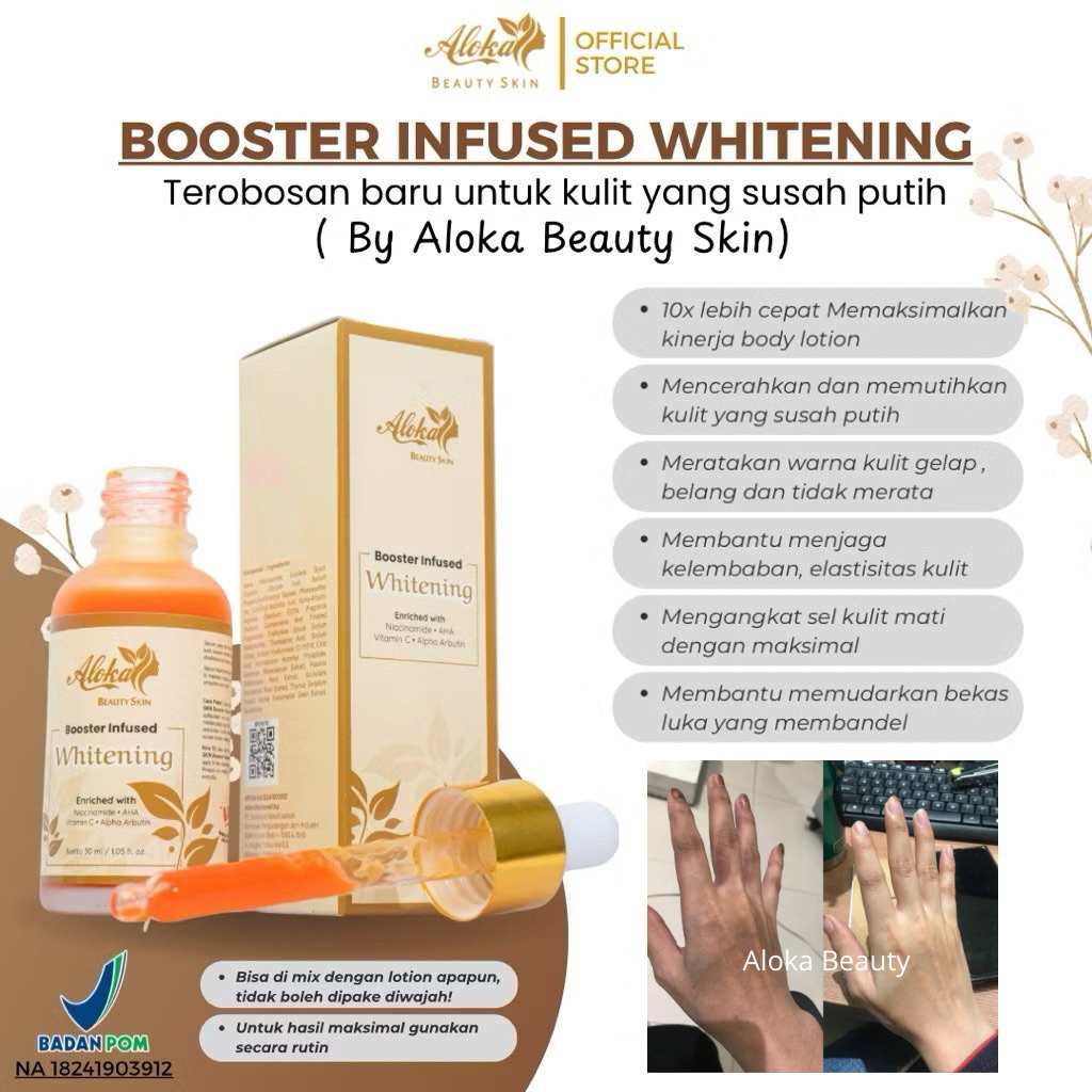 BOOSTER INFUSED WHITENING ALOKA BEAUTY
