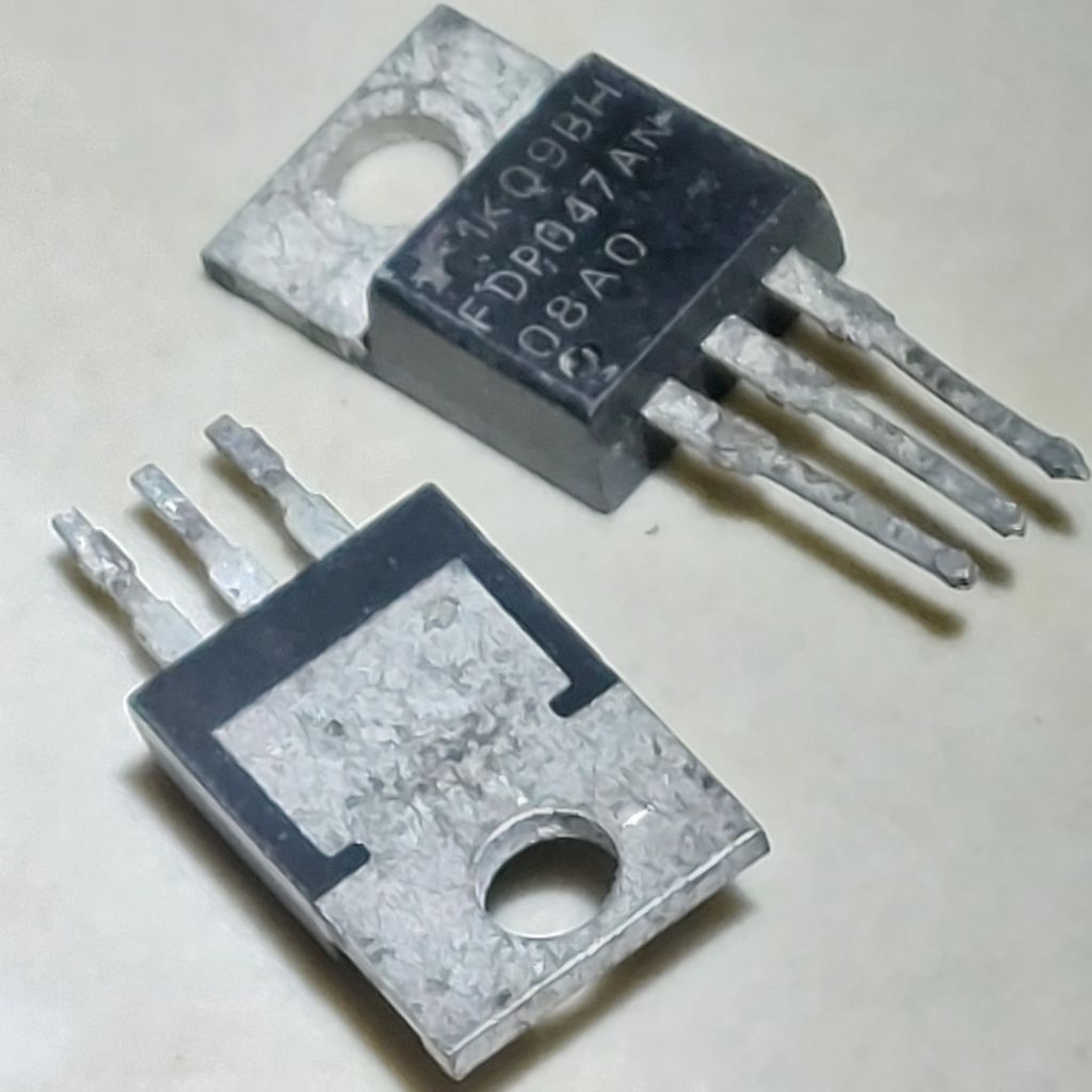 2 Buah 2Pcs FDP047AN 08A0 To-220 FDP047AN08A0 08AO Mosfet 80A 75V 310W N-Channel UltraFET Transistor