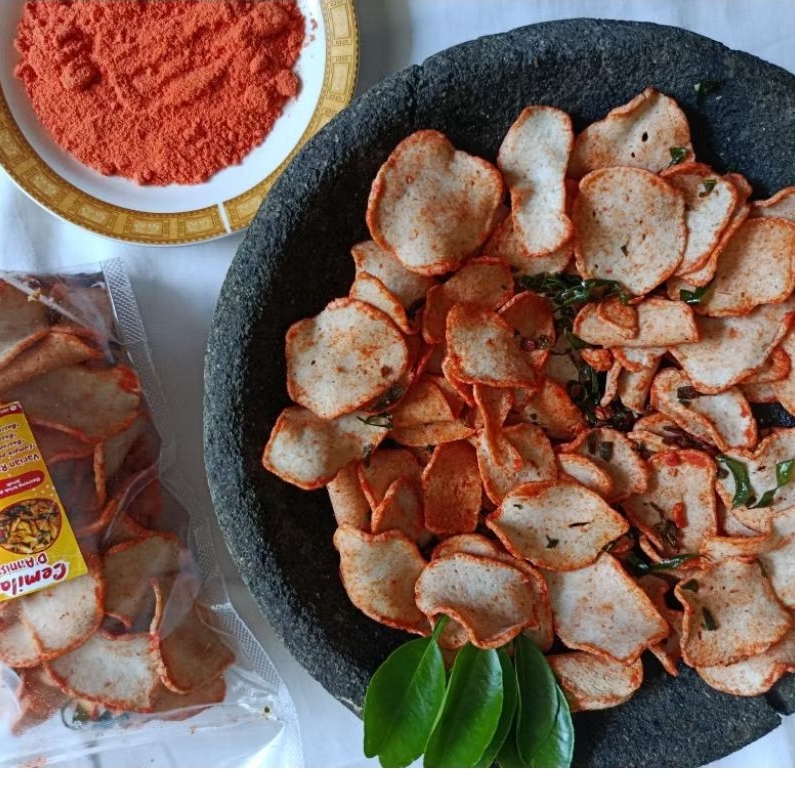 

Basreng kriuk rasa balado