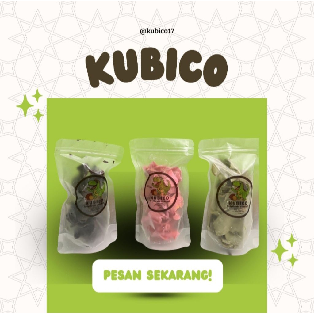 

kubico Kripik ubi cokelat-Cemilan Renyah Manis kekinian