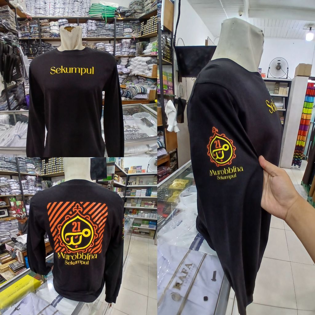 BAJU KAOS HAUL SEKUMPUL TEBARU KE 21. 5 RAJAB 2025 TANGAN PANJANG TERBARU AKHIR TAHUN