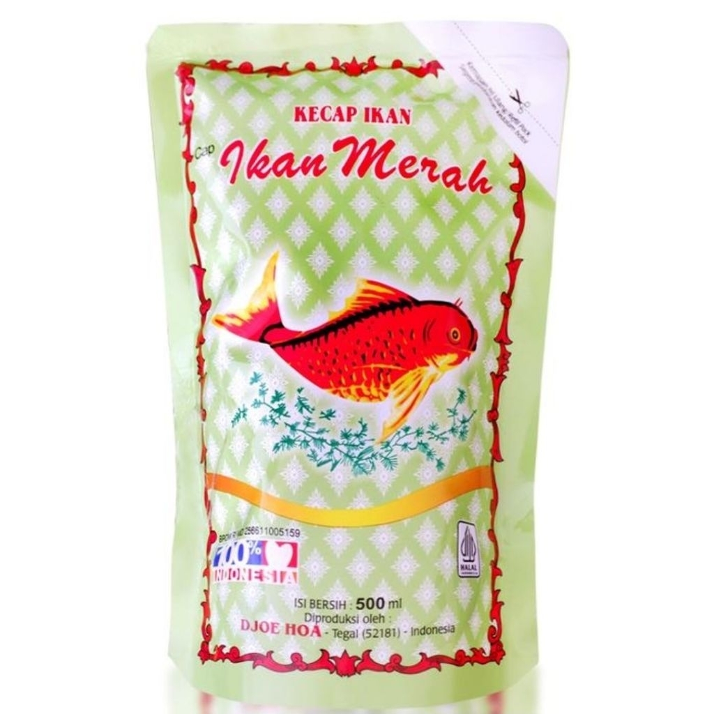 

Djoe Hoa kecap ikan ikan merah 500ml, kecap ikan refill, kecap ikan