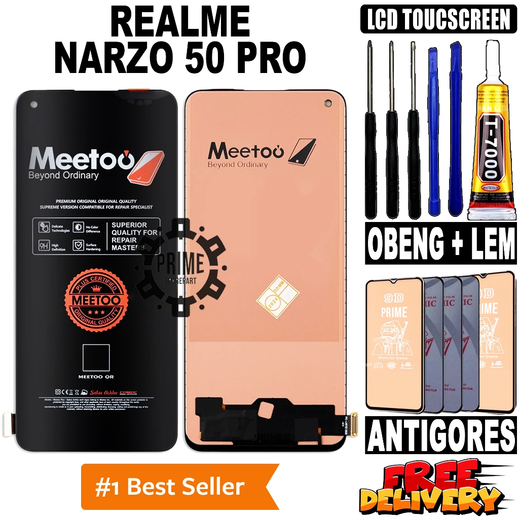 LCD REALME NARZO 50 PRO ORIGINAL OEM LCD TOUCHSCREEN REALME NARZO 50 PRO FULLSET
