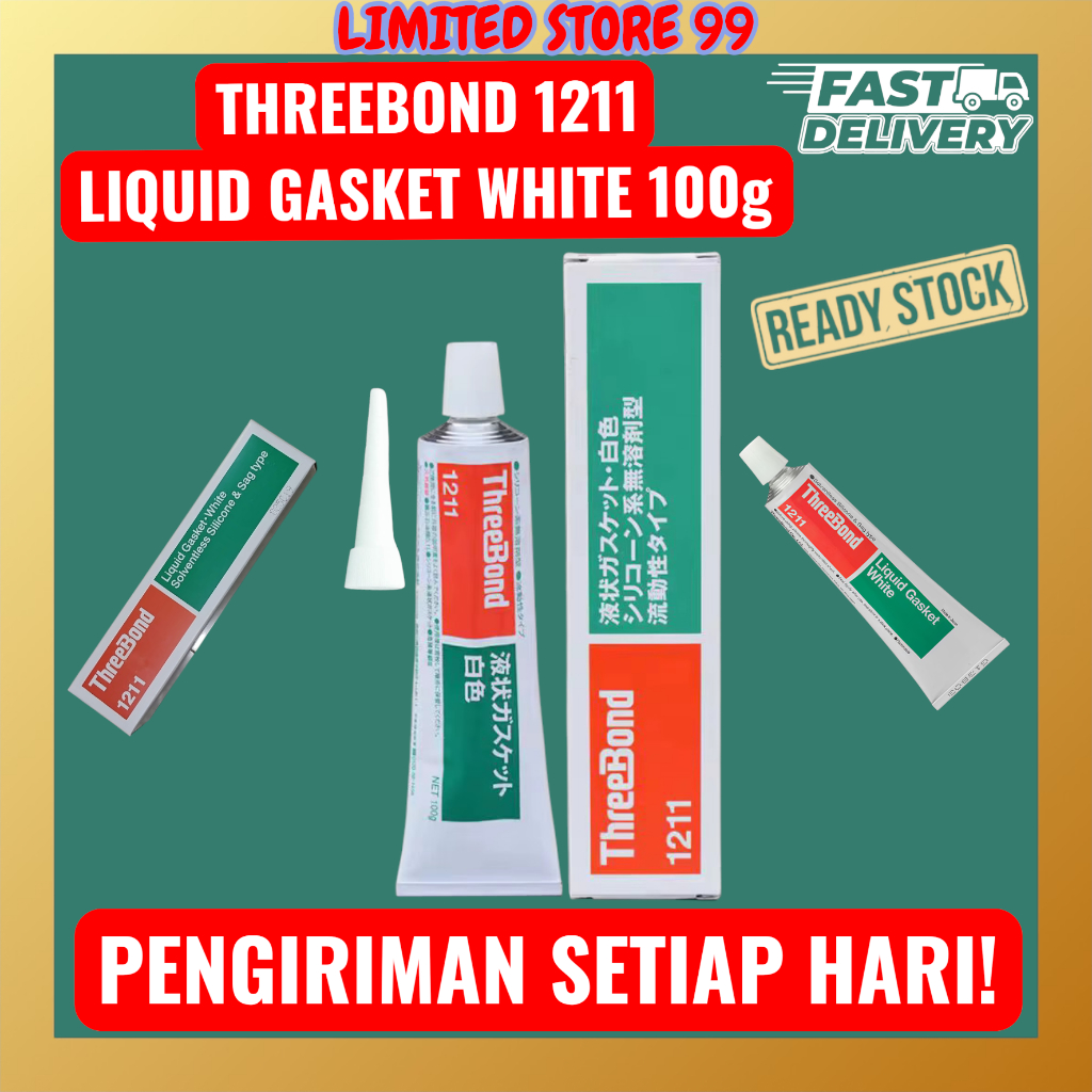 ThreeBond 1211 100g Lem Gasket ThreeBond 1211 100 gram White Original
