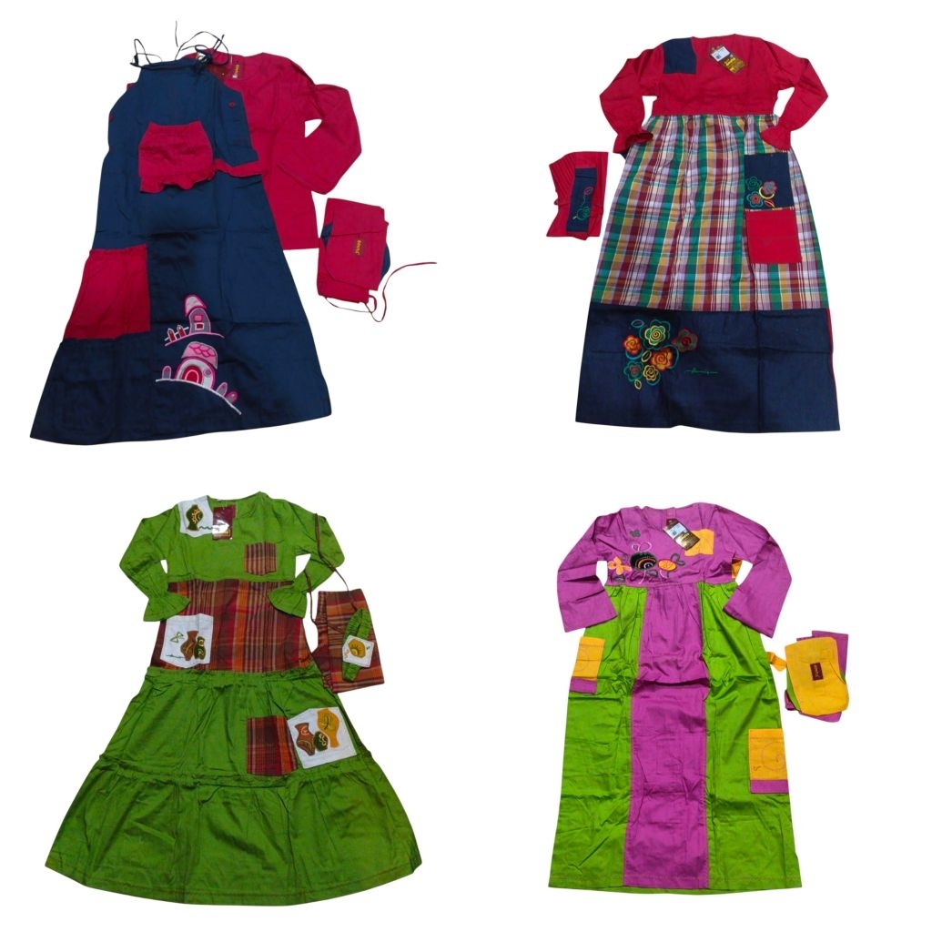 Baju Anak Muslim Perempuan BMAP Dannis No 9 (9-10 tahun)