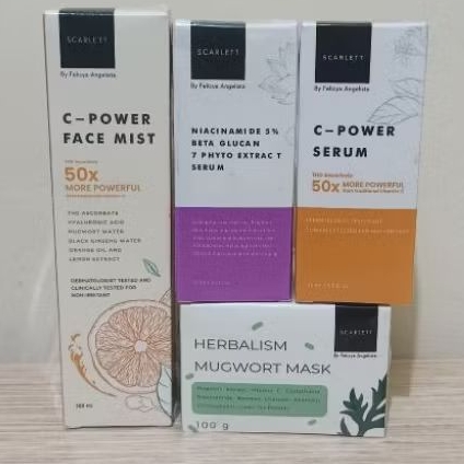 SCARLETT WHITENING SERUM / SCARLETT WHITENING MASKER / SCARLETT WHITENING BODY LOTION