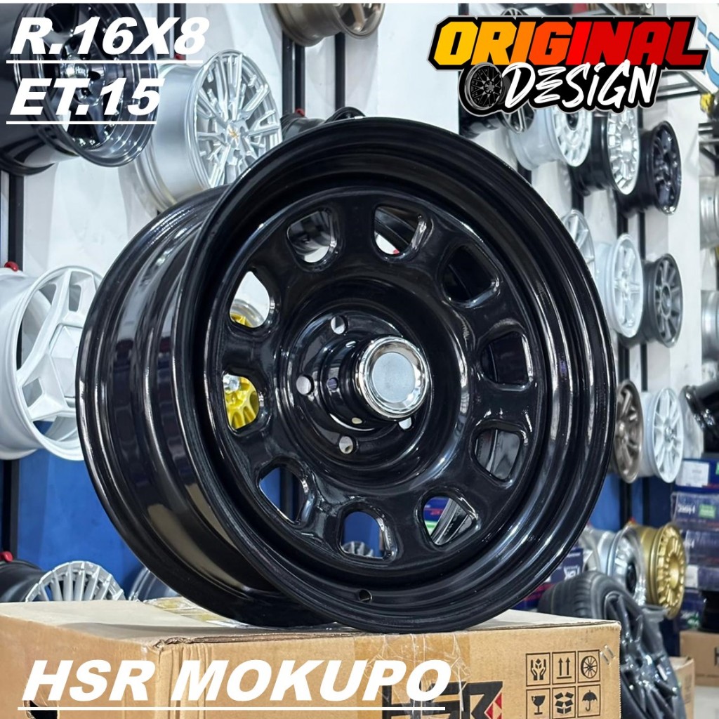 Velg Mobil Kaleng R16 PCD 5x114.3 Lebar 8 Et15 HSR Mokupo Terios Rush Innova Bahan Besi