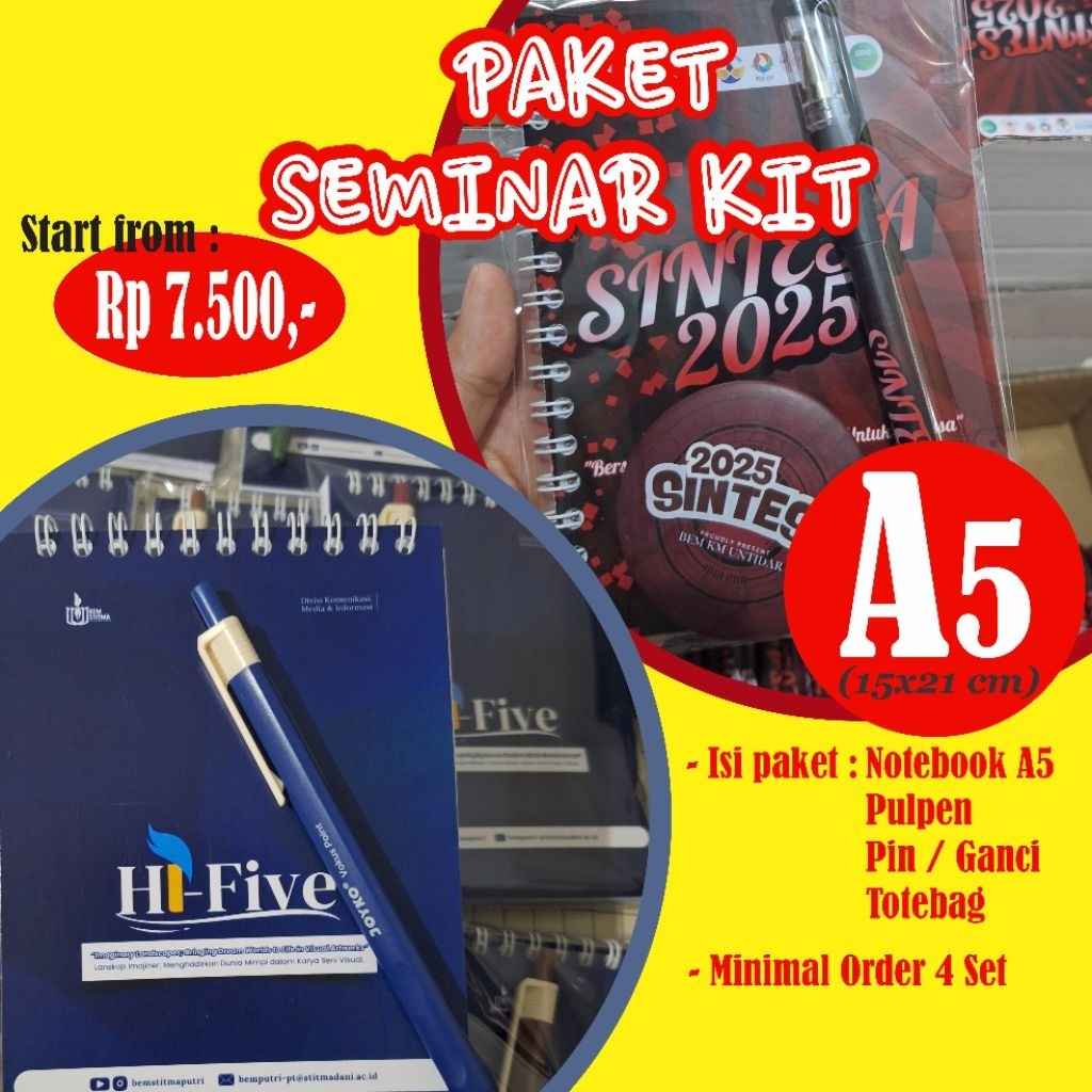 

PAKET SEMINAR KIT A5