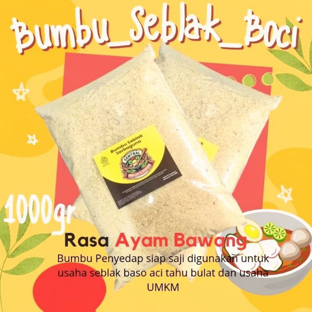 

Bumbu Seblak / Baso Aci / Bumbu Asin Gurih Murah