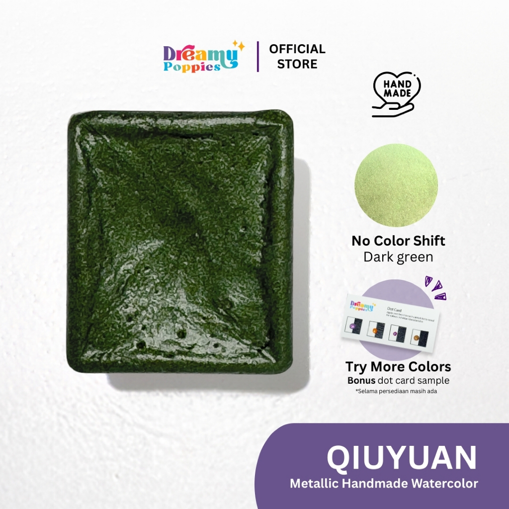 

Dreamy Poppies Qiuyuan Wuthering Waves Inspired Handmade Mettalic Watercolor