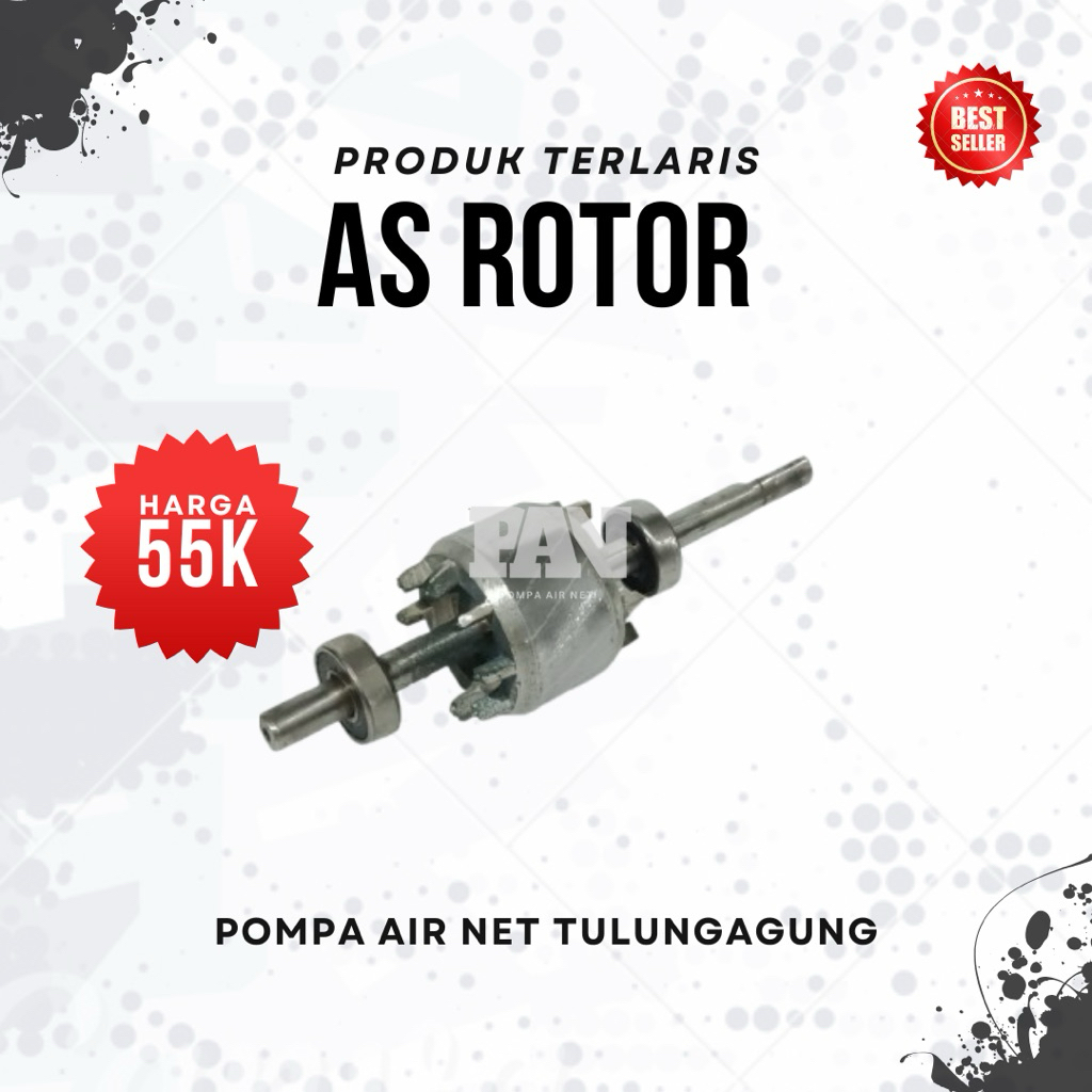As Rotor Pompa Air Shimizu PS 130 BIT