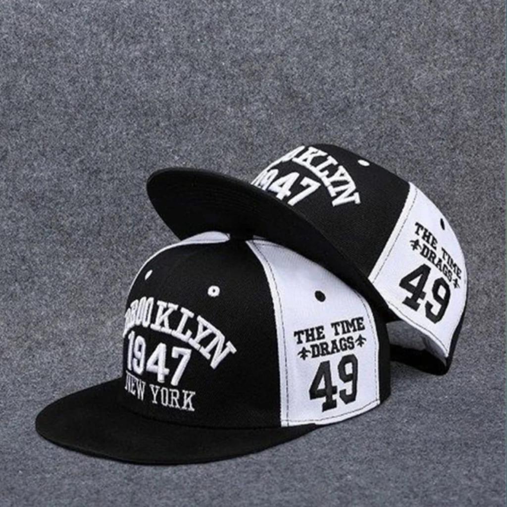 Topi Snapback Hip Hop Dstro Hight Quality Topi BROKLYN 1974 New York Bordir Pria Dan Wanita Dewasa K
