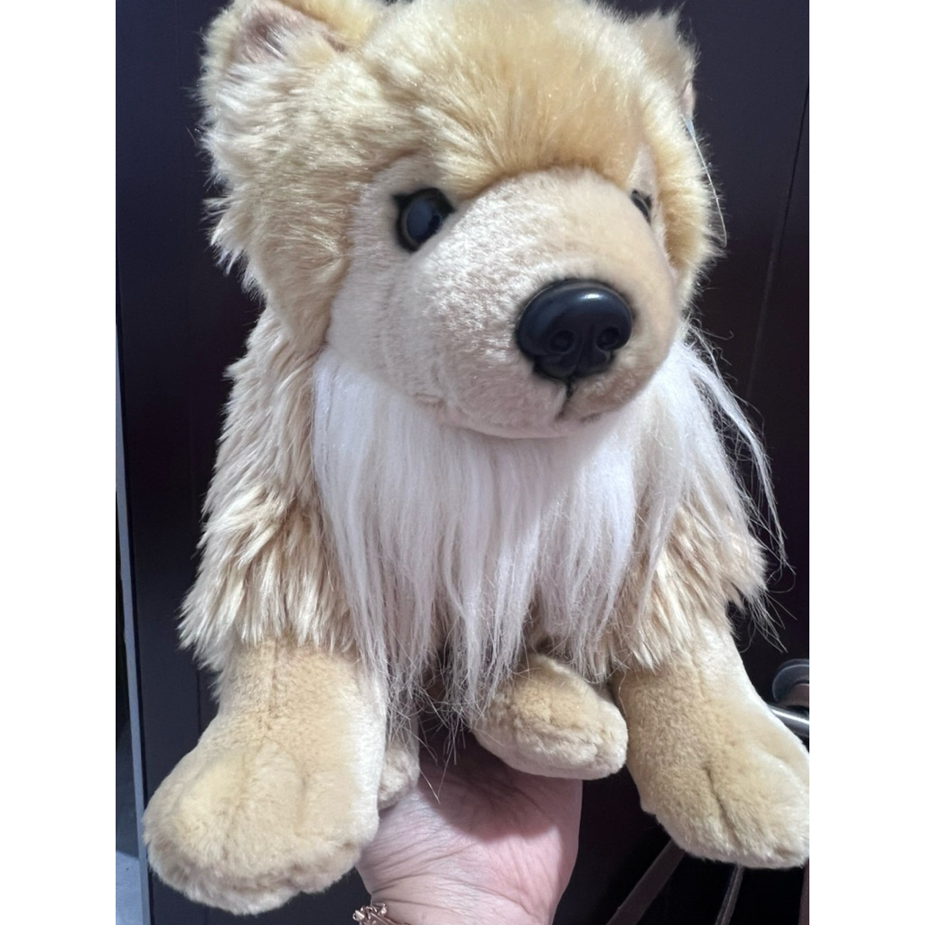 Boneka Anjing Ras Lucu Webkinz Signature Pomeranian Baru 25 Cm