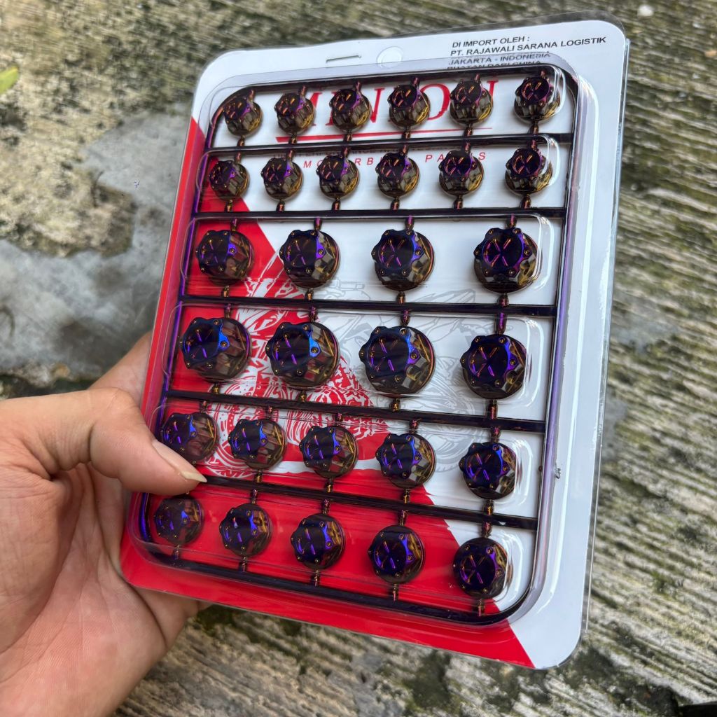 FLASH SALE COD COVER TUTUP BAUT PROBOLT WARNA / MONEL BAUT 8,10,12,14 DLL PEMANIS BAUT WARNA VARIASI