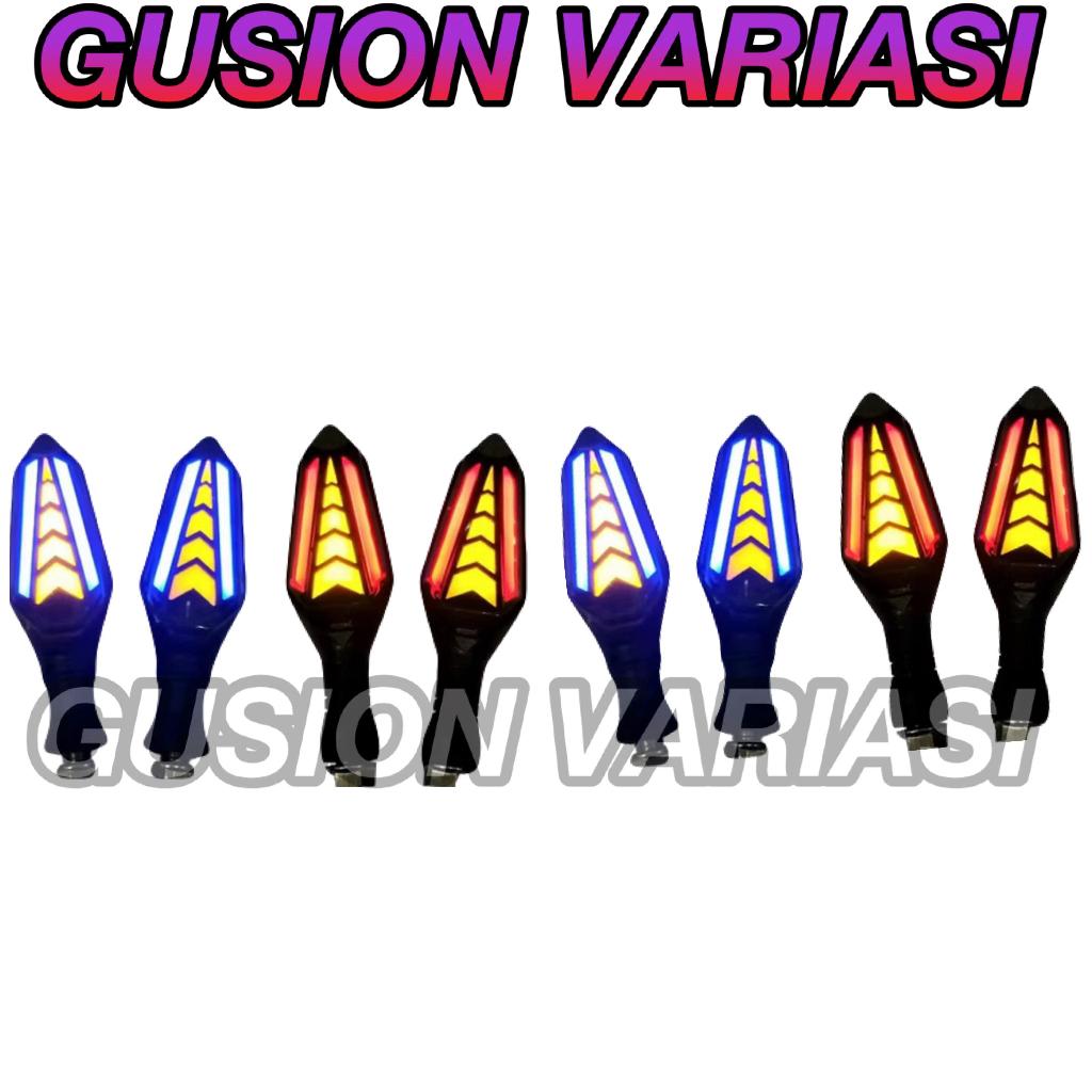 GS termurah cuci gudang lampu sein 4lampu sein variasi 2 sisi sen panah sein vixion,ride,klx,cbr,crf