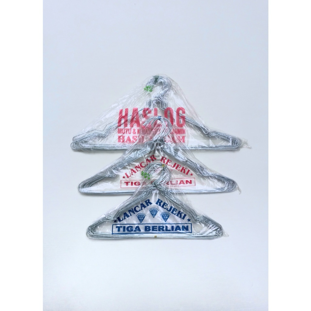 [1 Lusin] Hanger Baju Stainless / Hanger Anak / Hanger Besar / Hanger Jumbo / Gantungan Baju