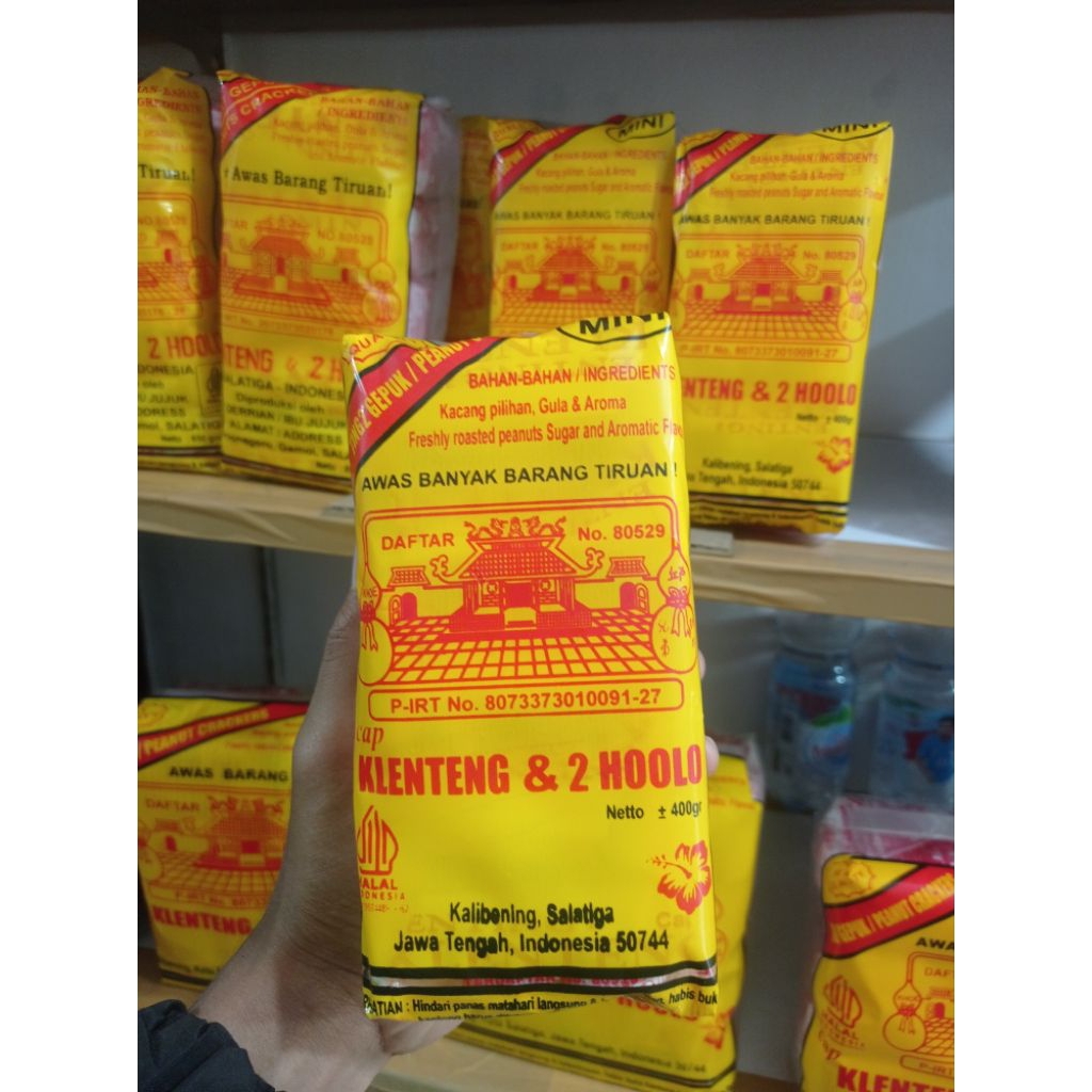 Enting Enting Gepuk cap Klenteng dan 2 Hoolo, asli Salatiga