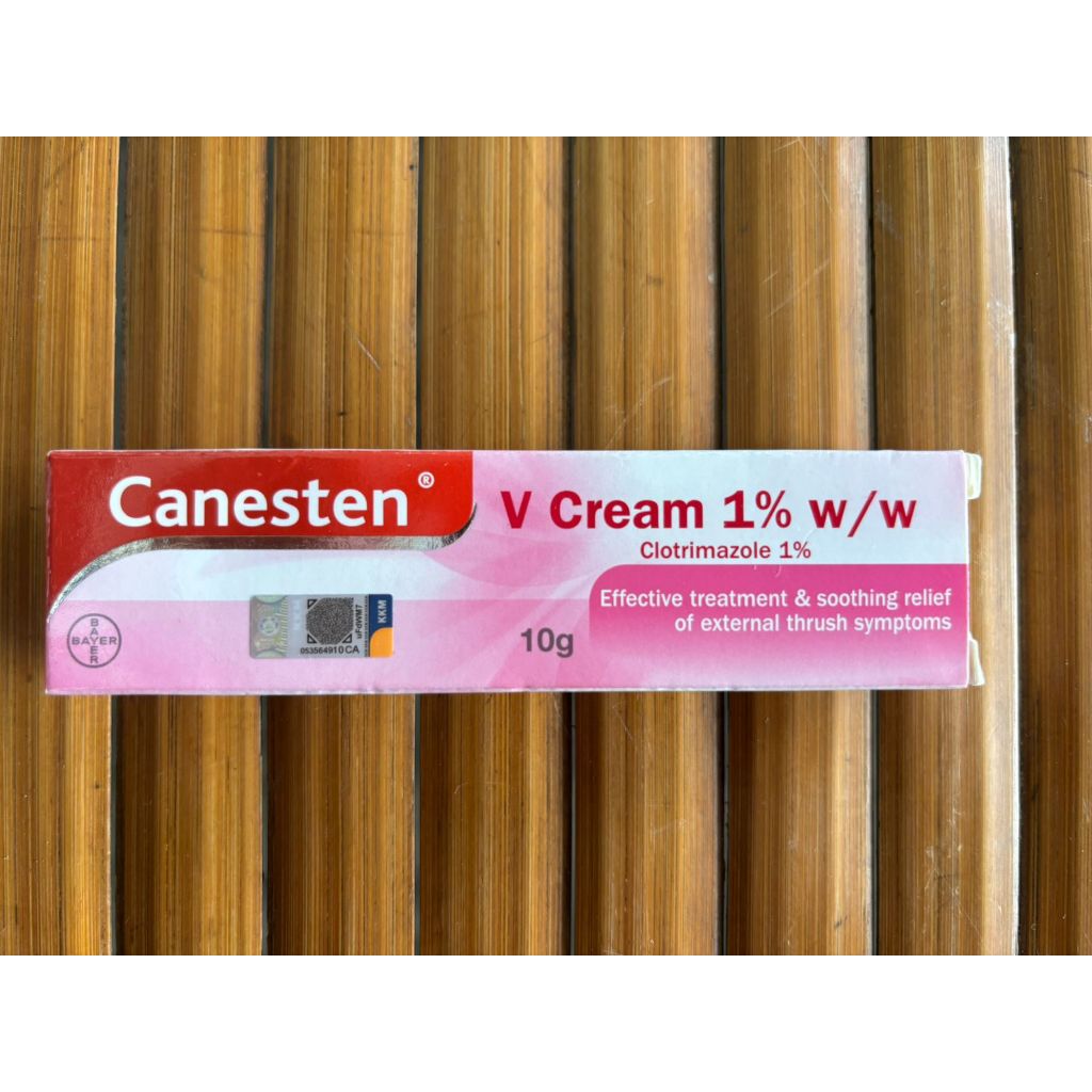 Canesten V Cream 1% For External Thrush Treatment (10g) / Salep Jamur Miss V / Obat Gatal Infeksi Ja