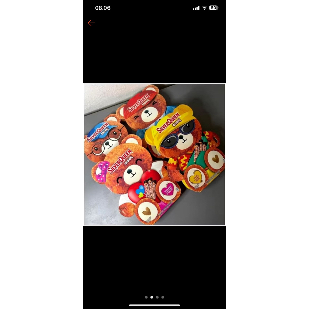 Coklat beruang silverqueen chunky