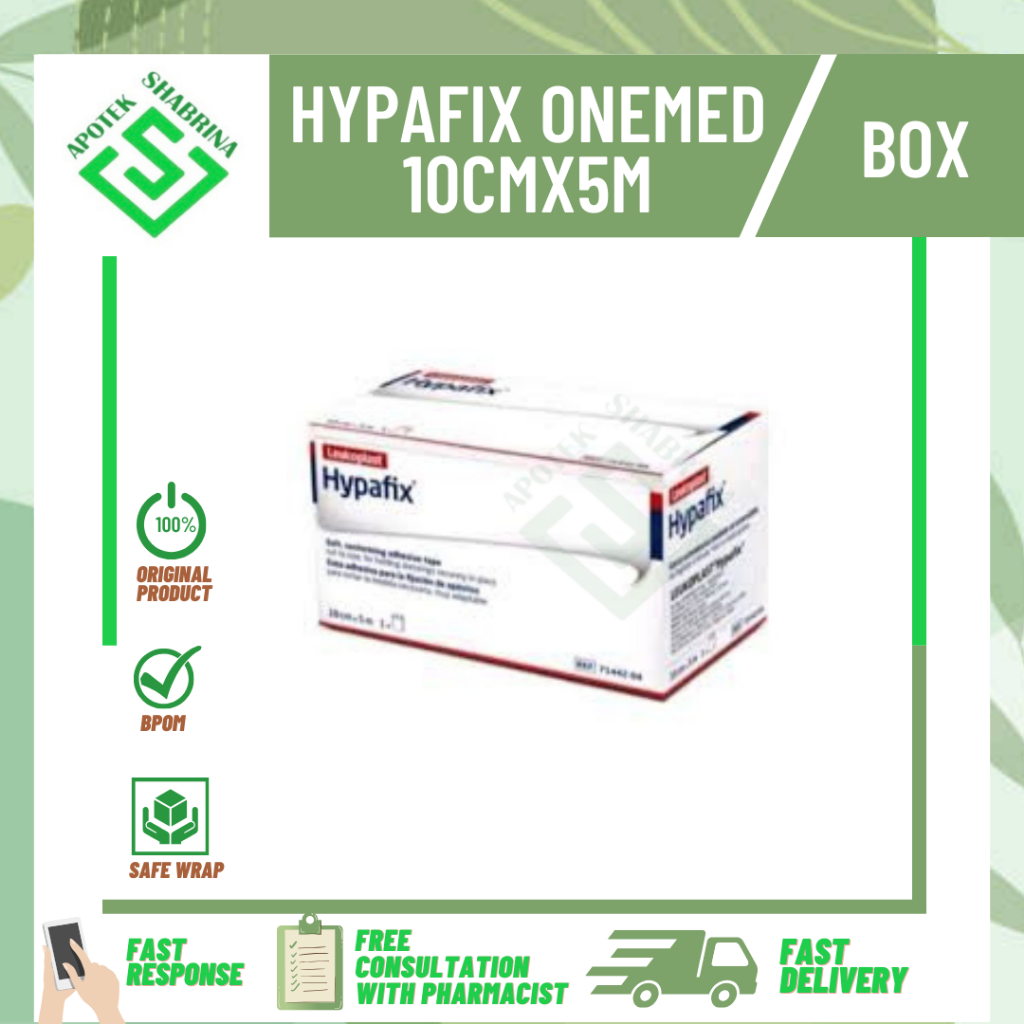 leukoplast hypafix 10x5m / plester tanpa rasa nyeri