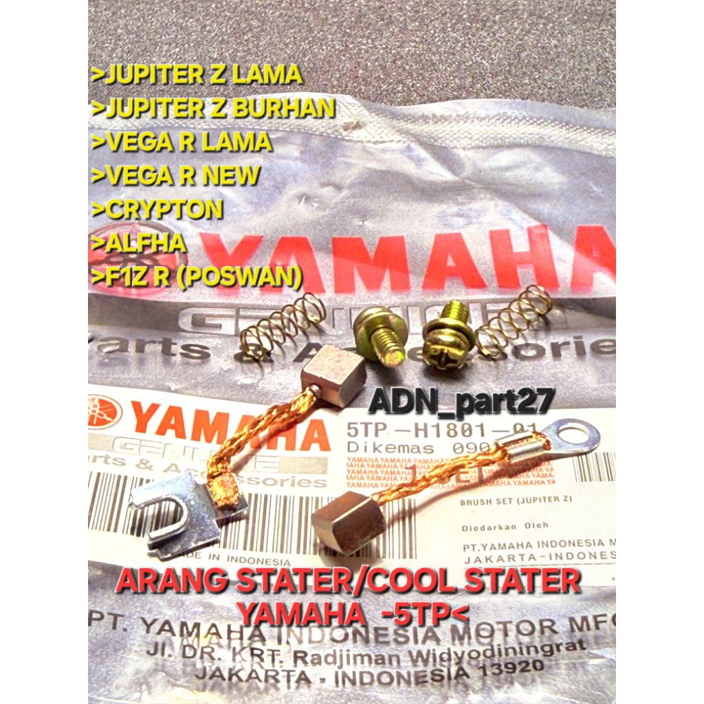 Areng Arang stater (5TP) cool dinamo Jupiter z lama/Jupiter z Burhan/Vega r/cripton/F1z R/alfha