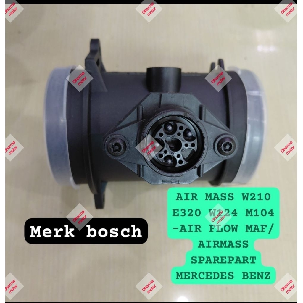 AIR MASS W210 E320 W124 M104 -AIR FLOW MAF/AIRMASS MERK BOSCH SPAREPART MERCEDES BENZ