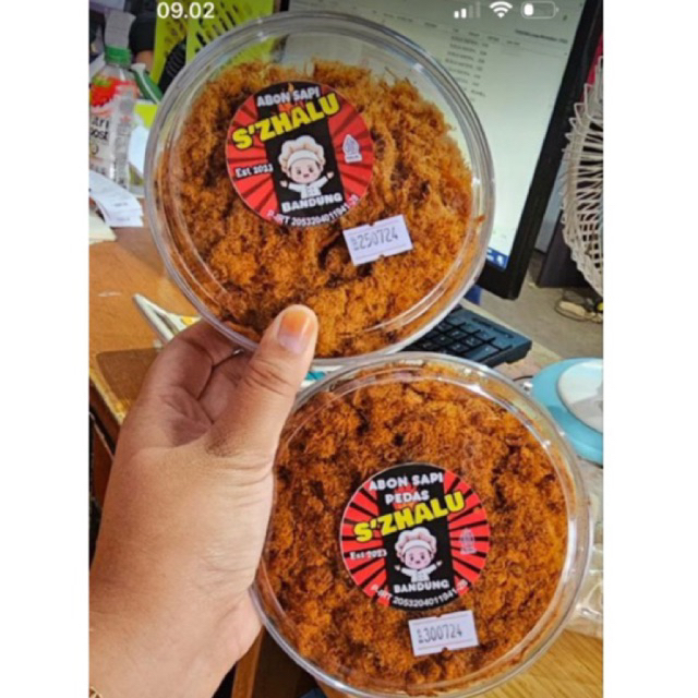 

Abon sapi c zhalu enak gurih nikmat pertoples