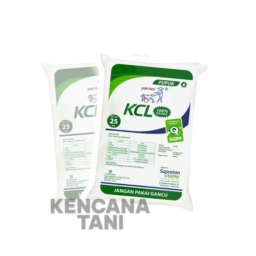 PUPUK PAK TANI KCL PUTIH REPACK 1 KG