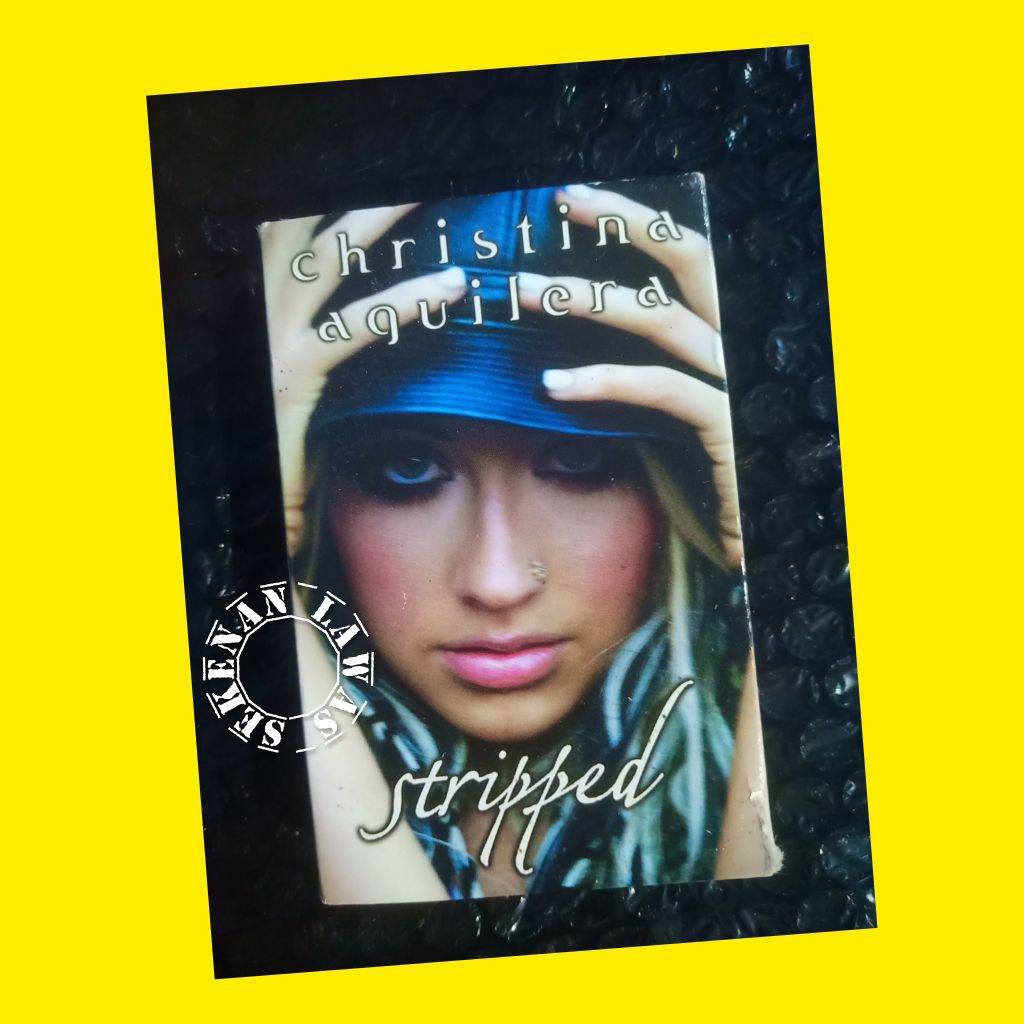 Kaset Christina Aguilera - Stripped (Cover Dalam Ada Coretan Kecil)