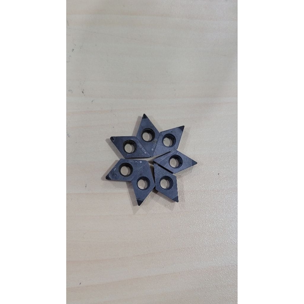 INSERT BUBUT KINCLONG DCGT 11T3 DIAMOND PCD SEKEN. PAHAT BUBUT ALMUNIUM KINCLONG . insert bubut almu