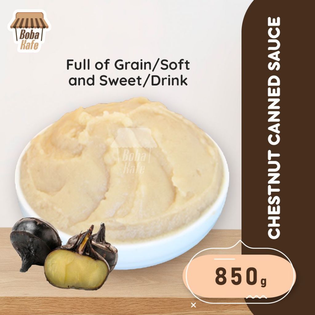 CHESTNUT CANNED SAUCE DOKING - SAUS KACANG KASTANYE KALENG @850GR