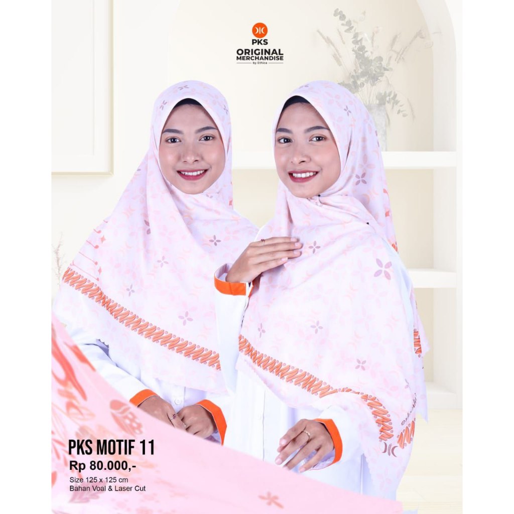 PKS Merchandise | PKS Motif 11 HIjab Motif PKS