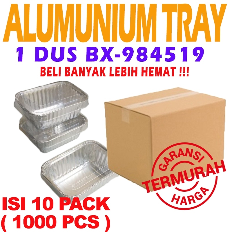 Wadah Aluminium Foil Cup 1 Dus Bx 984519 Ukuran Kecil 140 Ml Untuk Dimsum Mentai