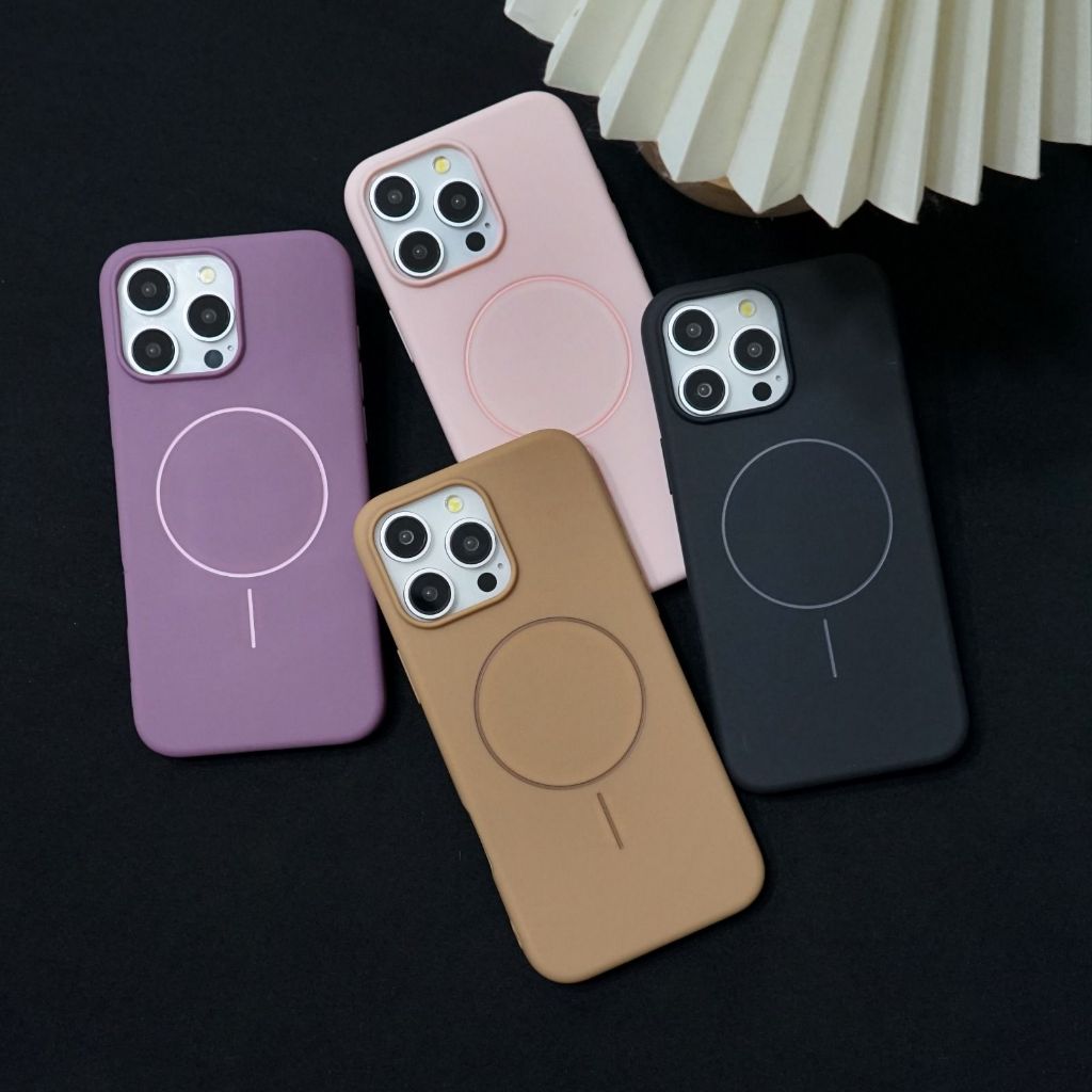 Case Jelly Bumper Magsafe Silicon For iPhone X/XS XR 11 12 13 14 15 16 17 PRO/PRO MAX SmartPhone Sil