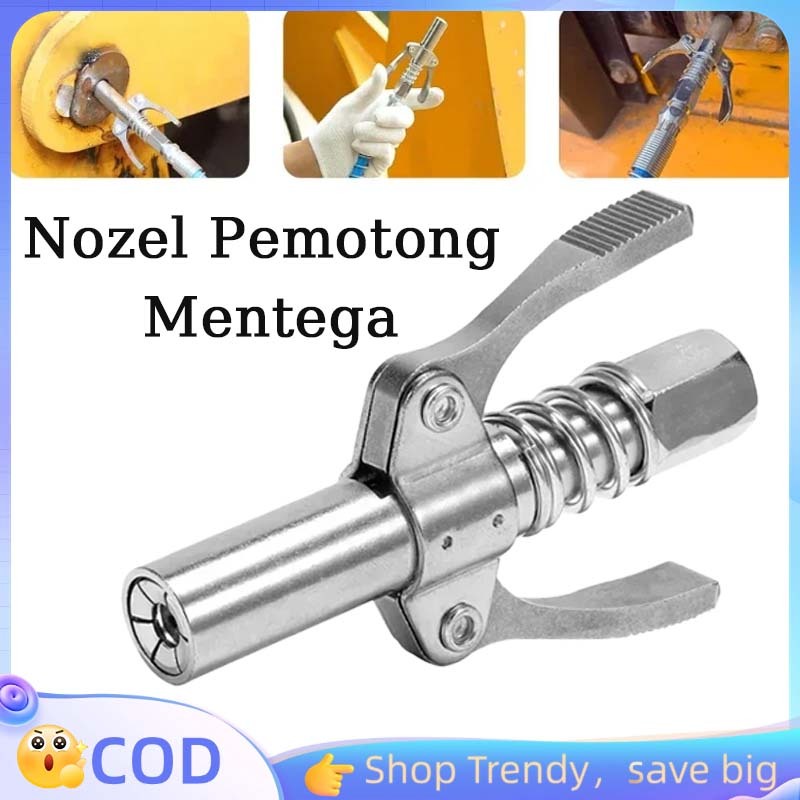 Grease Gun Kepala Grease Grease Gun Coupler Hand Grease Gun Kepala Pompa Grease