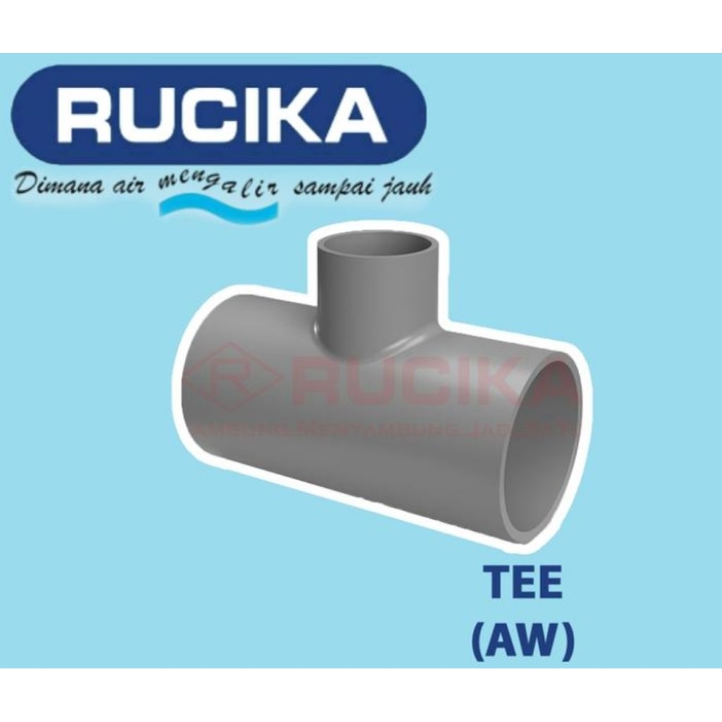 TEE AW Rucika 2" × 1" inch