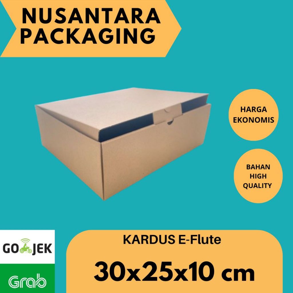 

KARDUS 30x25x10 cm / BOX KARTON CORUGATED DIE CUT / AKSESORIS