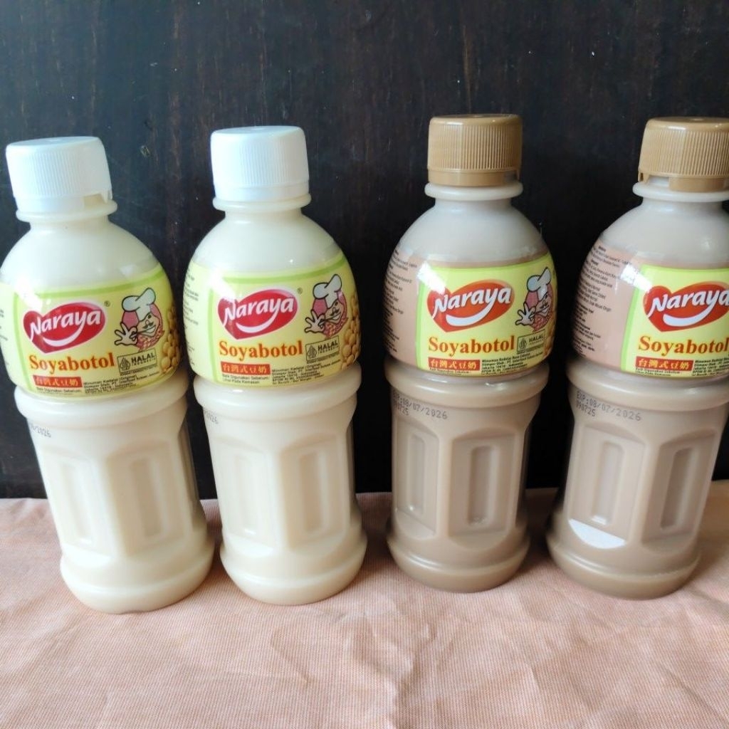 Naraya susu soya 320ml susu kedelai halal / susu soya botol