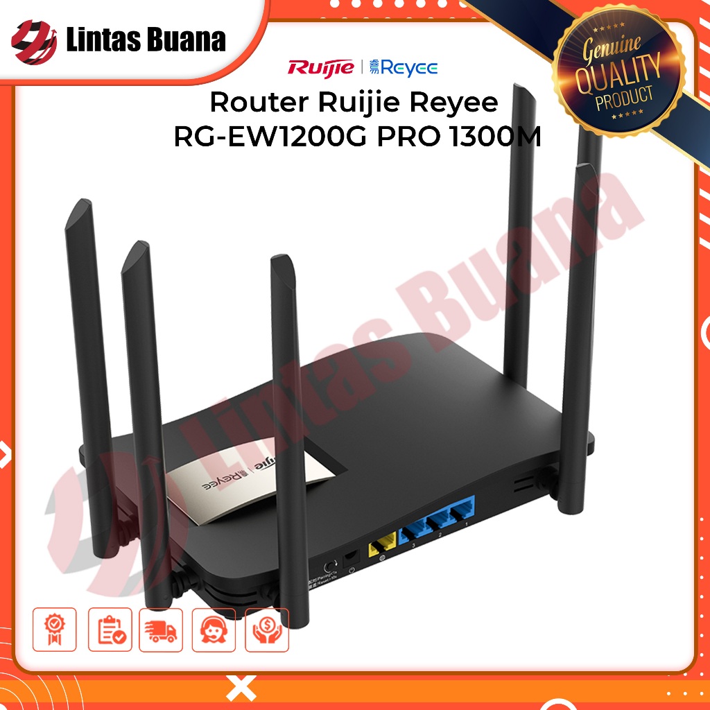 Ruijie Reyee RG-EW1200G PRO Router Wireless Gigabit 1267Mbps Dual-band