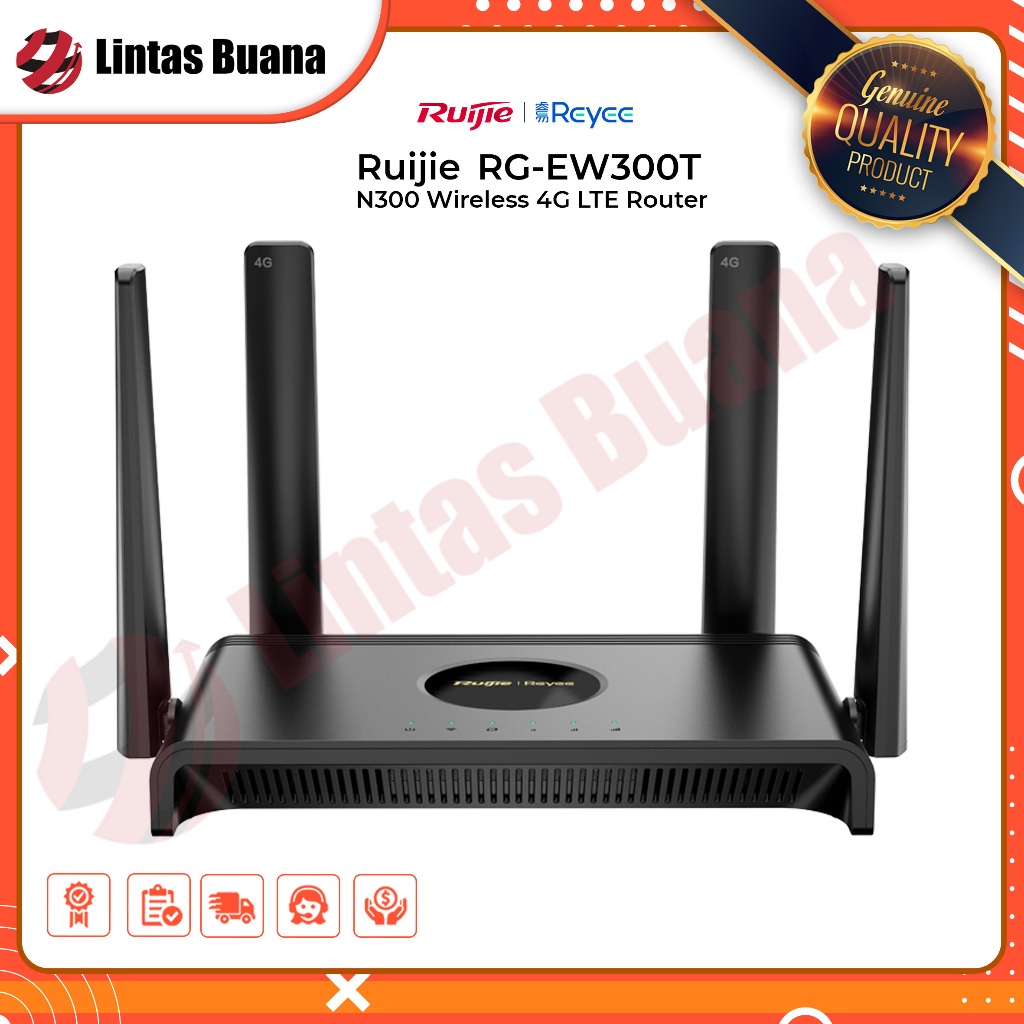 Ruijie Reyee RG-EW300T N300 Wireless 4G LTE Router support Nano SIM Card
